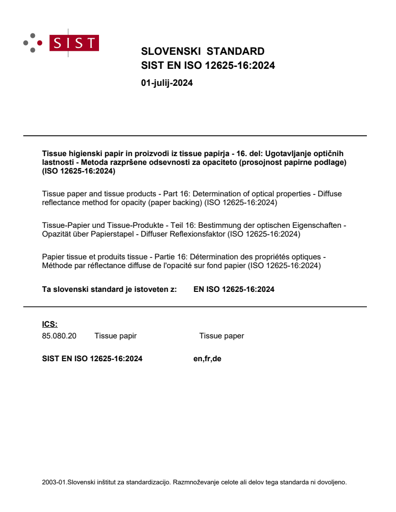 EN ISO 12625-16:2024 EN ISO 12625-16:2024 - Page 1 preview