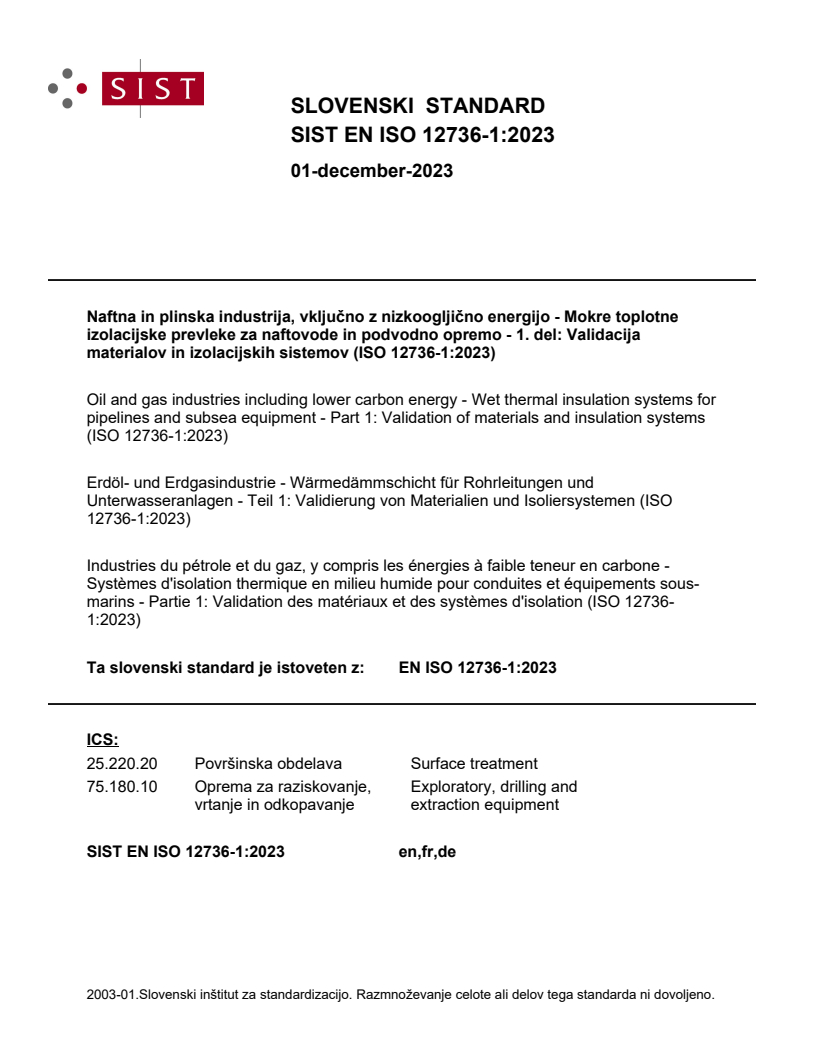 EN ISO 12736-1:2023 EN ISO 12736-1:2023 - Page 1 preview