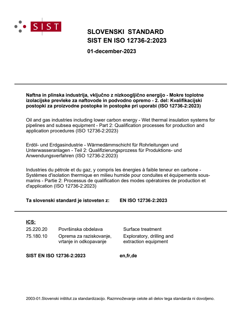 EN ISO 12736-2:2023 EN ISO 12736-2:2023 - Page 1 preview