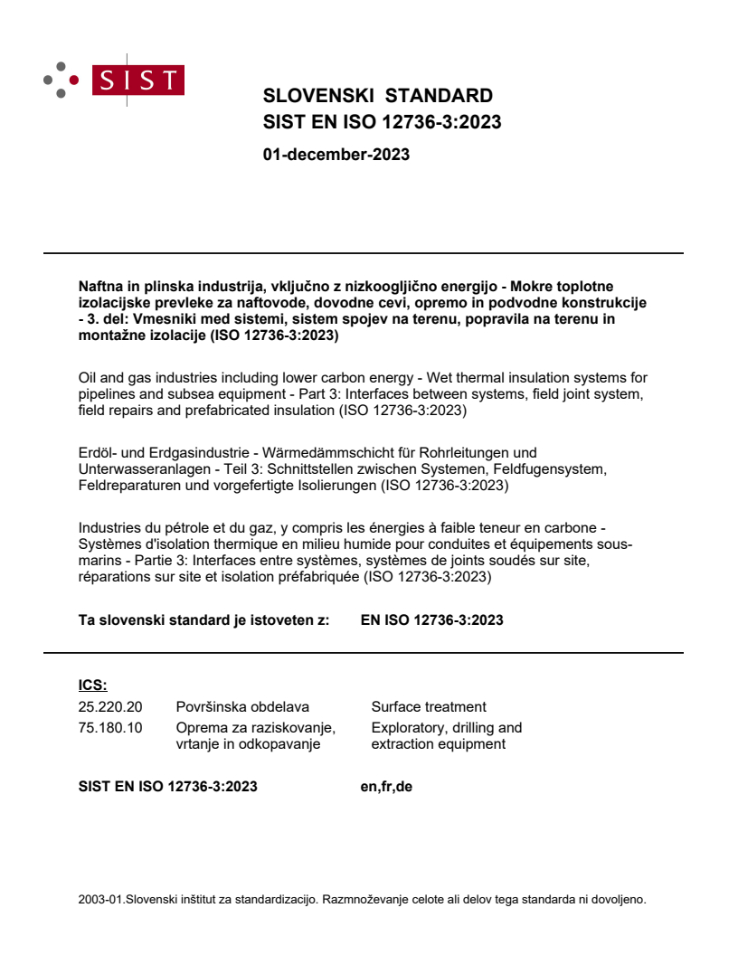 EN ISO 12736-3:2023 EN ISO 12736-3:2023 - Page 1 preview