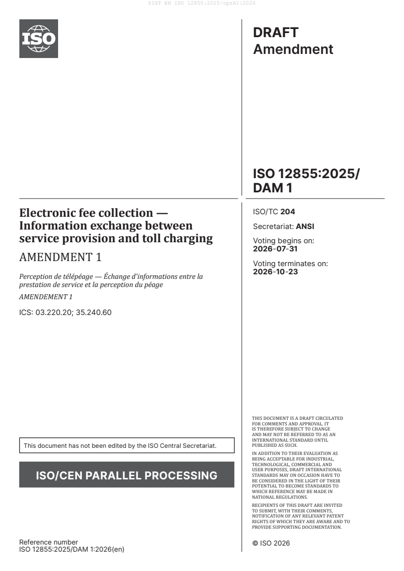 EN ISO 12855:2025/prA1 EN ISO 12855:2025/oprA1:2026 - Page 3 preview