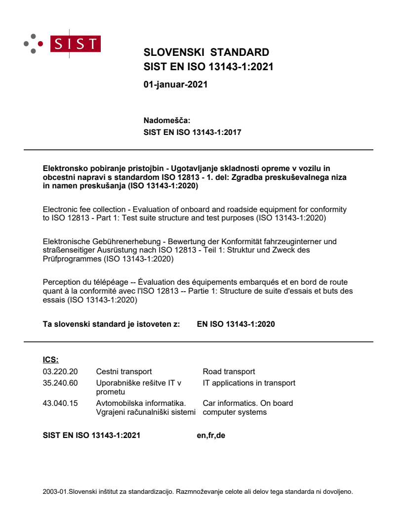 EN ISO 13143-1:2020 EN ISO 13143-1:2021 - Page 1 preview