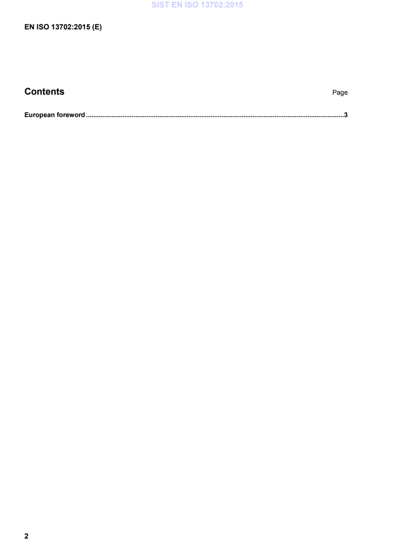 EN ISO 13702:2015 EN ISO 13702:2015 - Page 4 preview