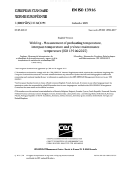 EN ISO 13916:2025 - Page 3 preview