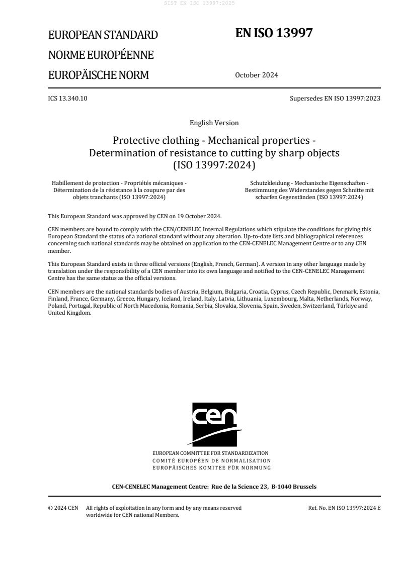 EN ISO 13997:2024 EN ISO 13997:2025 - BARVE - Page 3 preview