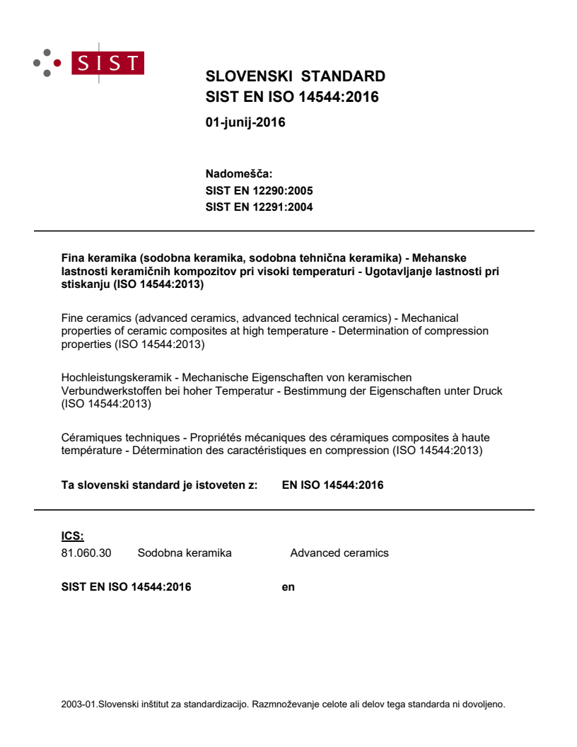 EN ISO 14544:2016 EN ISO 14544:2016 - Page 1 preview