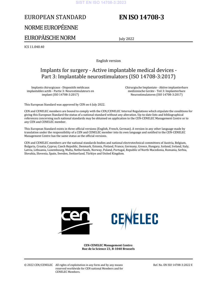 EN ISO 14708-3:2022 EN ISO 14708-3:2023 - BARVE - Page 3 preview
