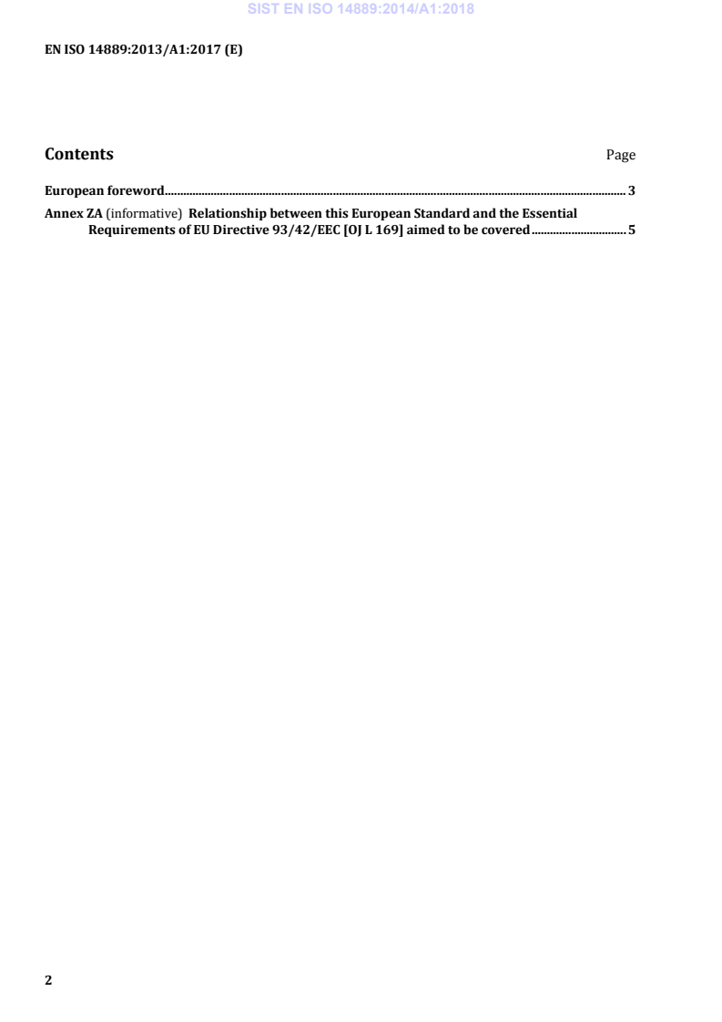 EN ISO 14889:2013/A1:2017 EN ISO 14889:2014/A1:2018 - Page 4 preview