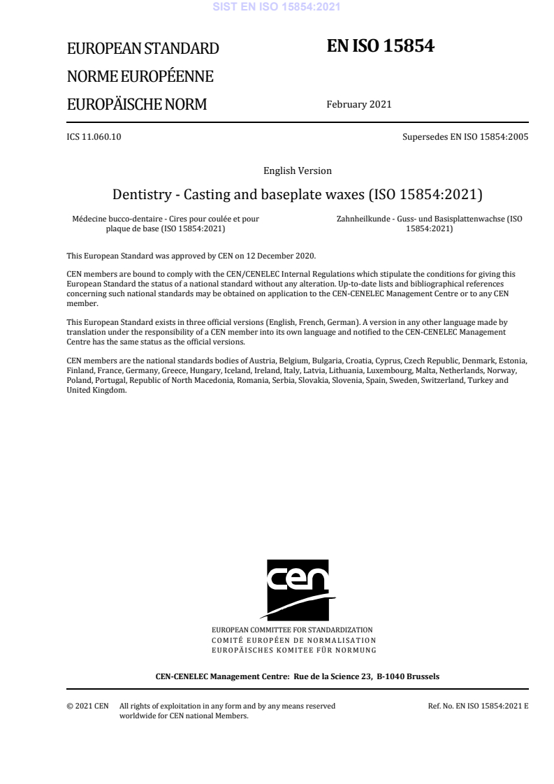 EN ISO 15854:2021 EN ISO 15854:2021 - Page 3 preview