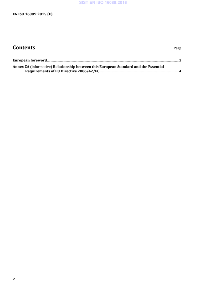 EN ISO 16089:2015 EN ISO 16089:2016 - BARVE - Page 4 preview