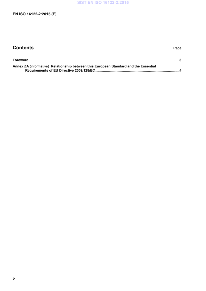EN ISO 16122-2:2015 EN ISO 16122-2:2015 - Page 4 preview