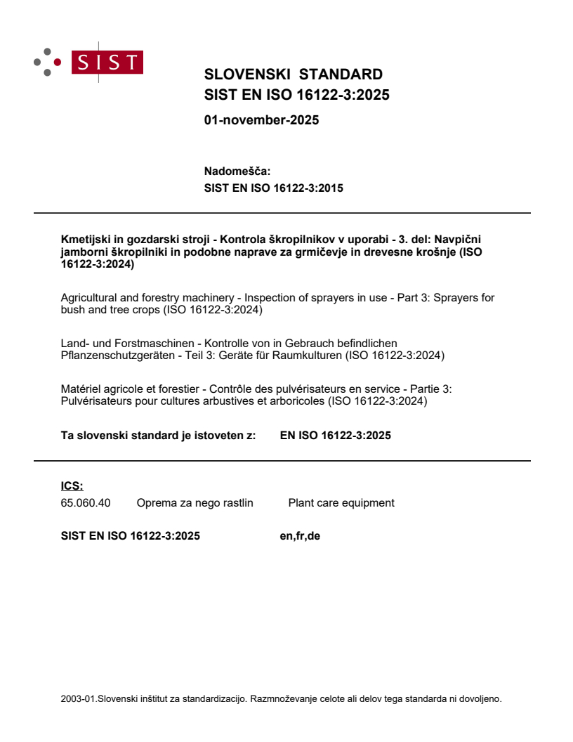 EN ISO 16122-3:2025