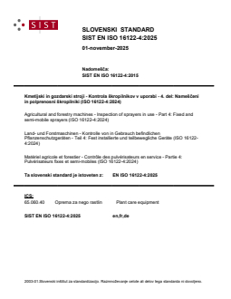 EN ISO 16122-4:2025 EN ISO 16122-4:2025 - Page 1 preview