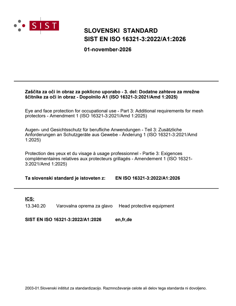 EN ISO 16321-3:2022/A1:2026 EN ISO 16321-3:2022/A1:2026 - Page 1 preview