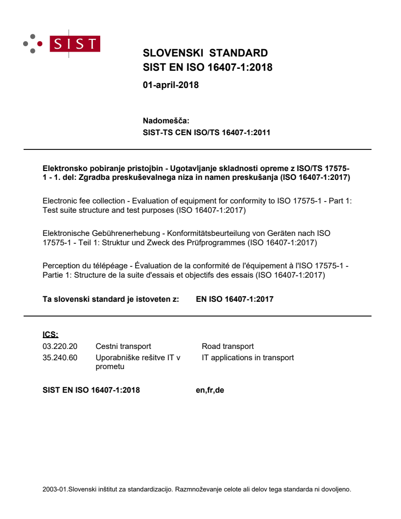 EN ISO 16407-1:2017 EN ISO 16407-1:2018 - Page 1 preview