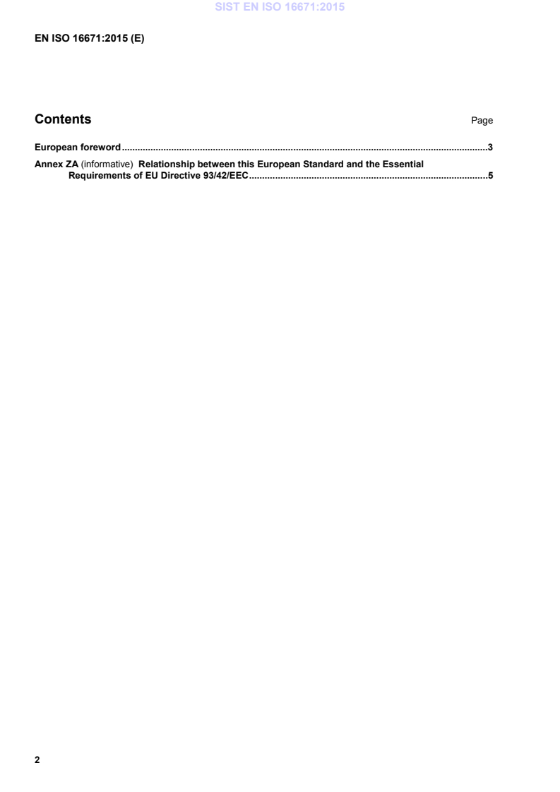 EN ISO 16671:2015 EN ISO 16671:2015 - Page 4 preview