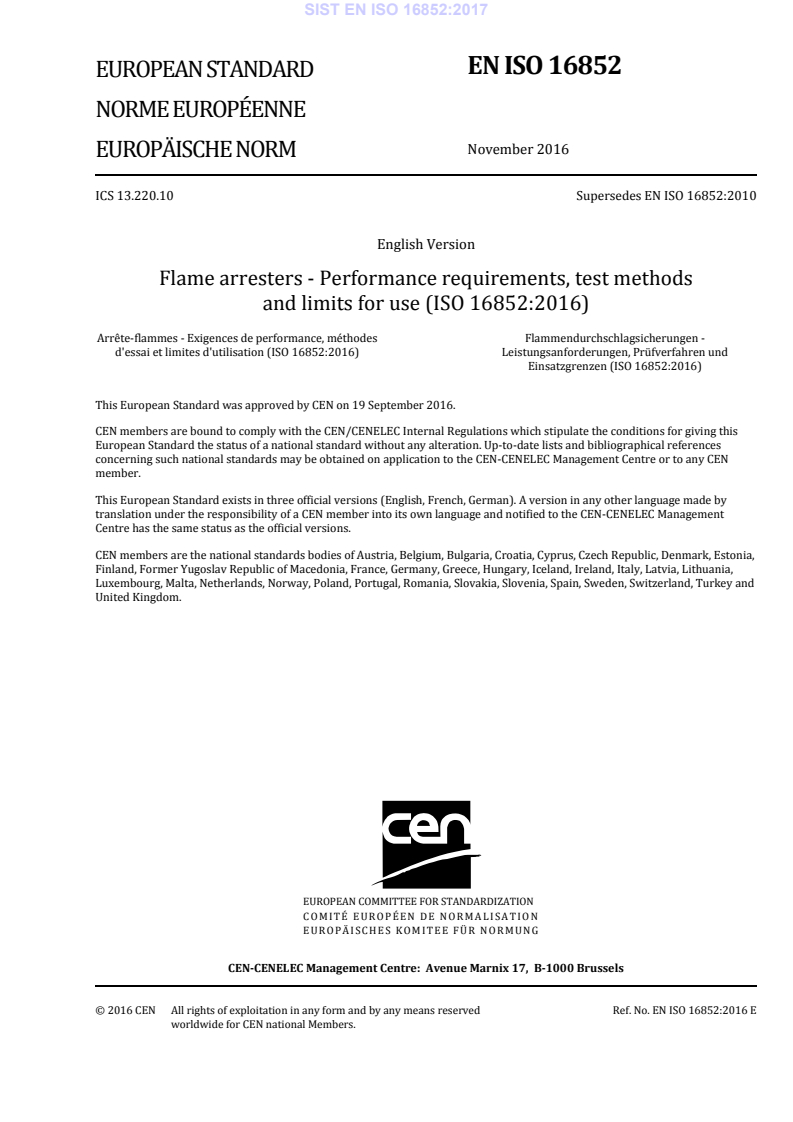 EN ISO 16852:2016 EN ISO 16852:2017 - Page 3 preview