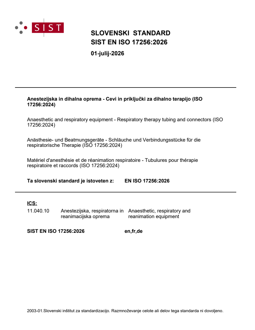 SIST EN ISO 17256:2026 SIST EN ISO 17256:2026 - Page 1 preview