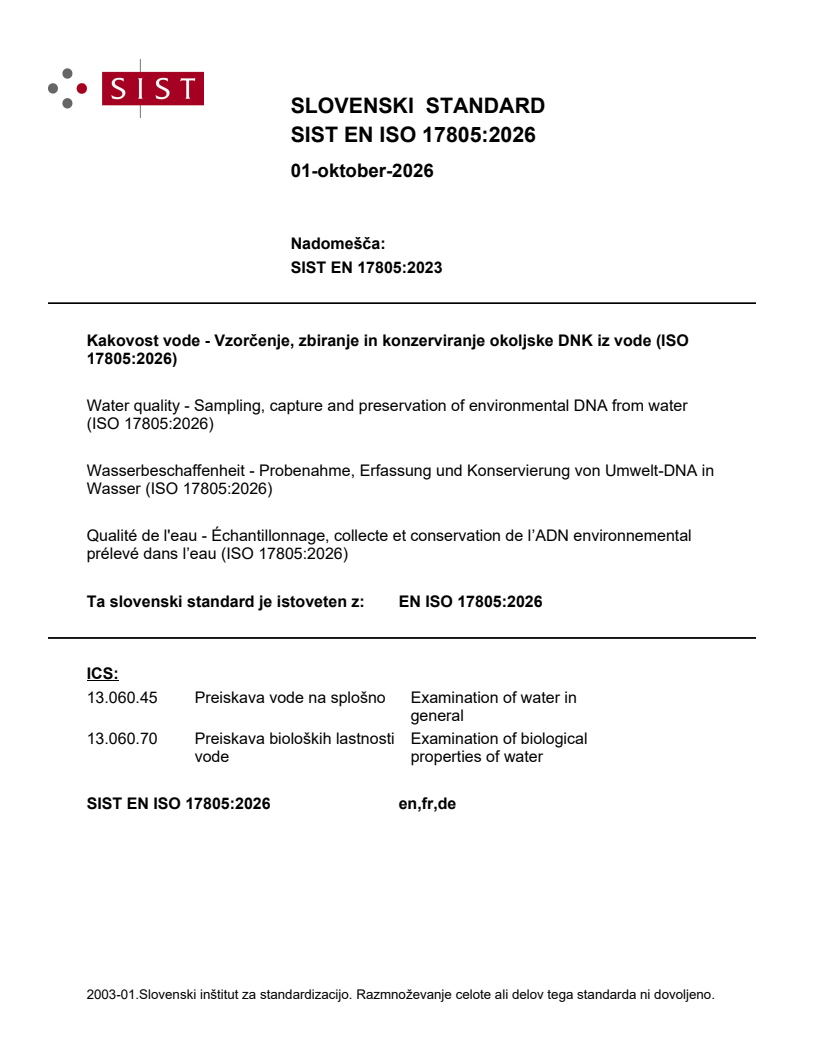 EN ISO 17805:2026 EN ISO 17805:2026 - BARVE - Page 1 preview