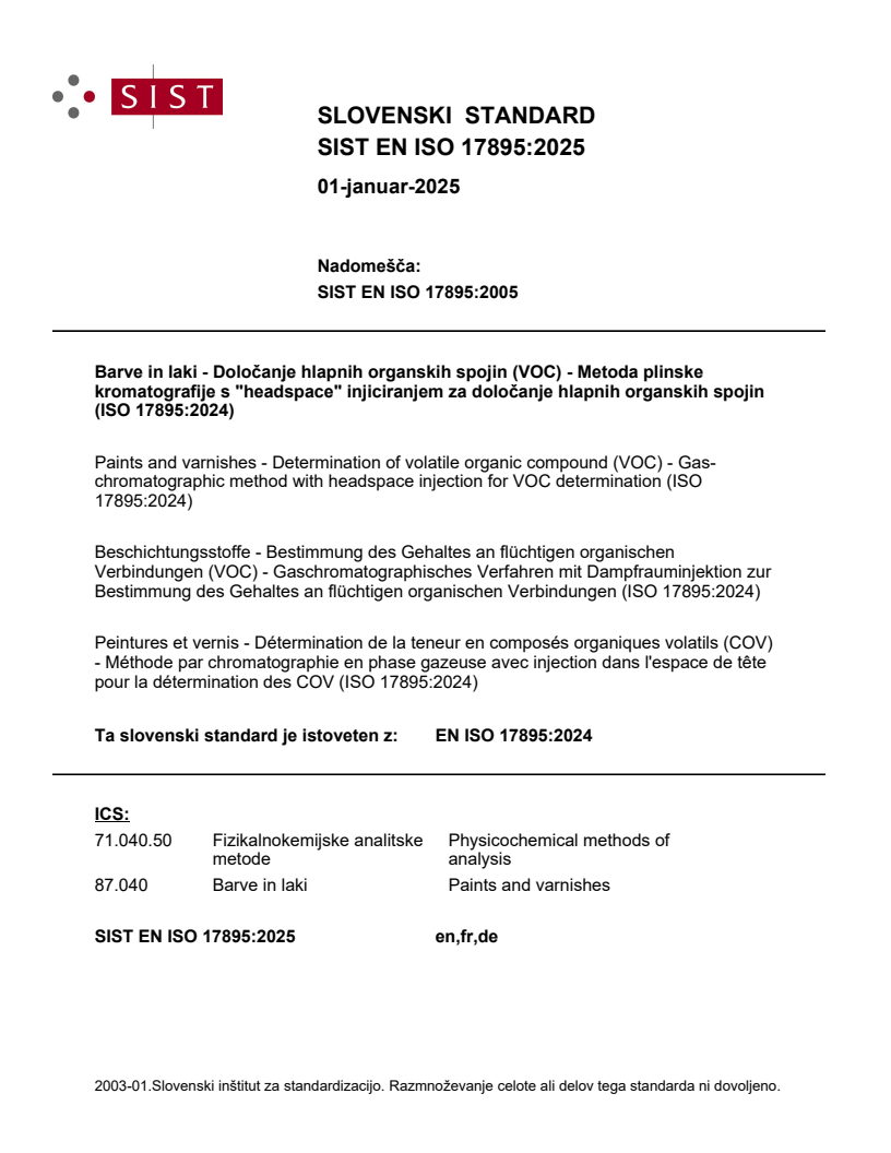EN ISO 17895:2024 EN ISO 17895:2025 - Page 1 preview