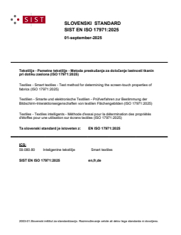 EN ISO 17971:2025 EN ISO 17971:2025 - BARVE - Page 1 preview
