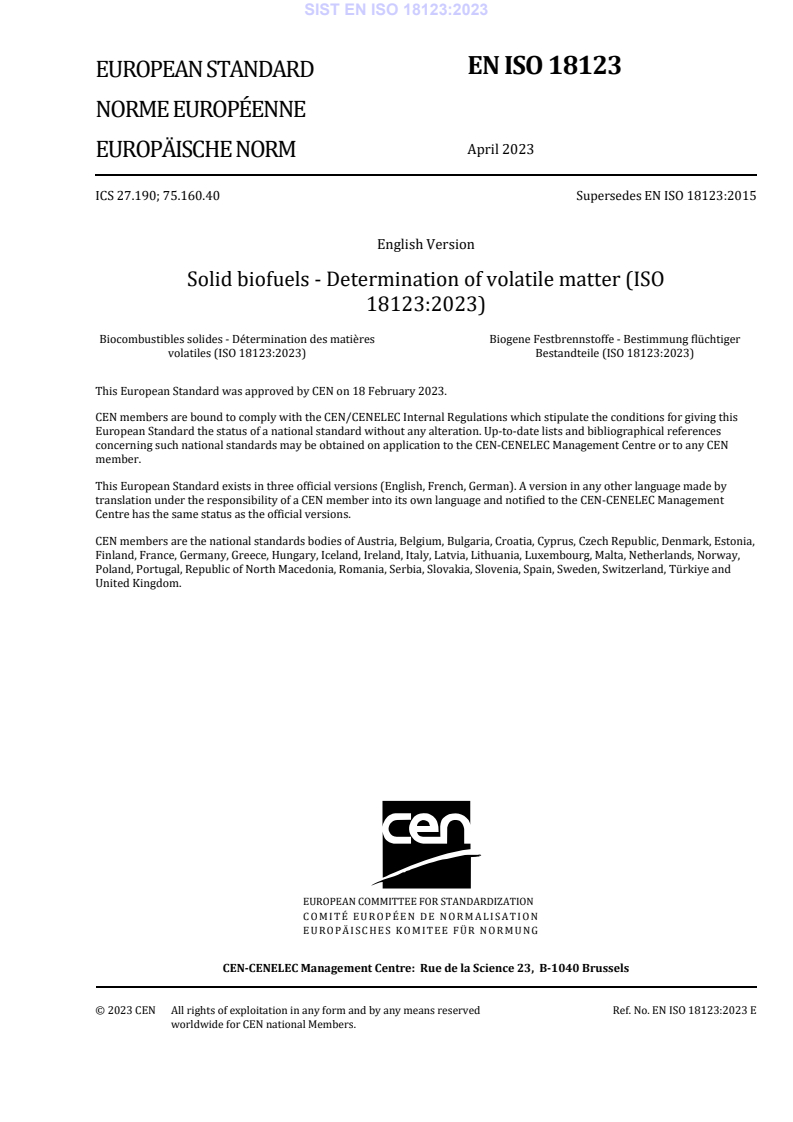 EN ISO 18123:2023 EN ISO 18123:2023 - Page 3 preview