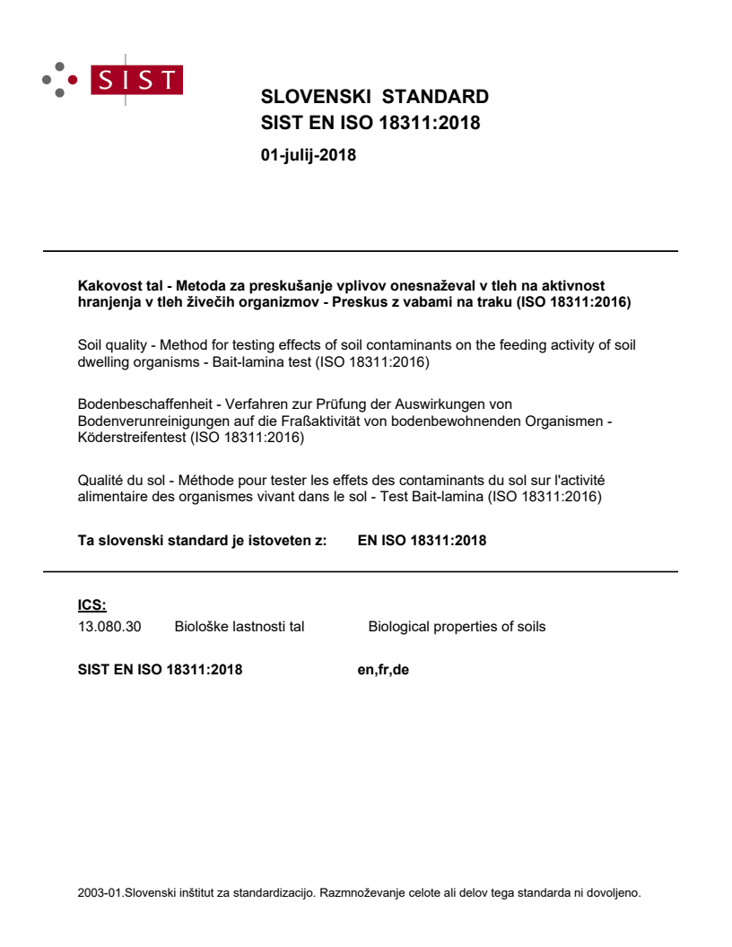 EN ISO 18311:2018 EN ISO 18311:2018 - BARVE - Page 1 preview