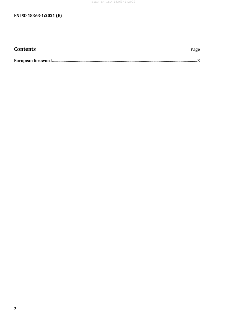 EN ISO 18363-1:2021 EN ISO 18363-1:2022 - Page 4 preview