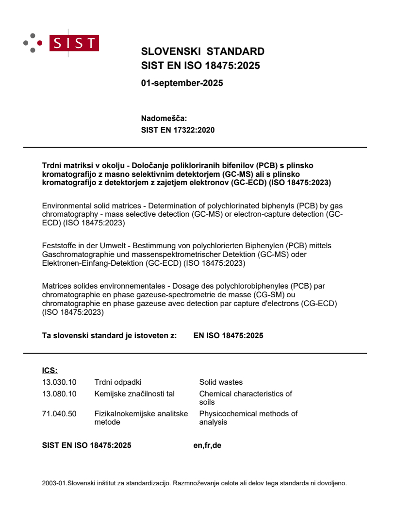 EN ISO 18475:2025