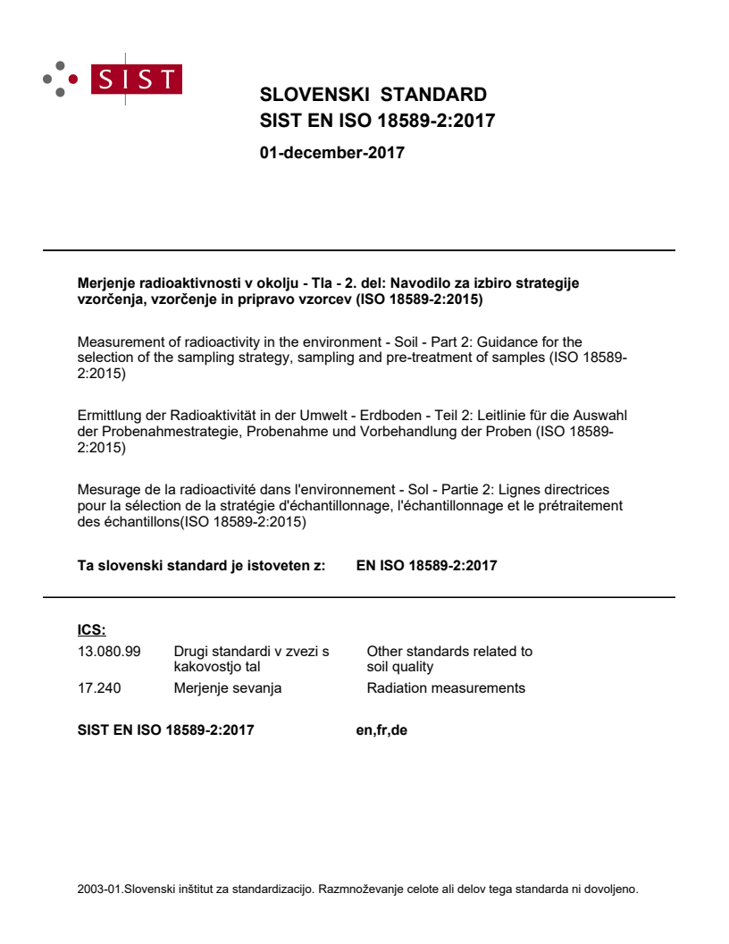 EN ISO 18589-2:2017 EN ISO 18589-2:2017 - Page 1 preview