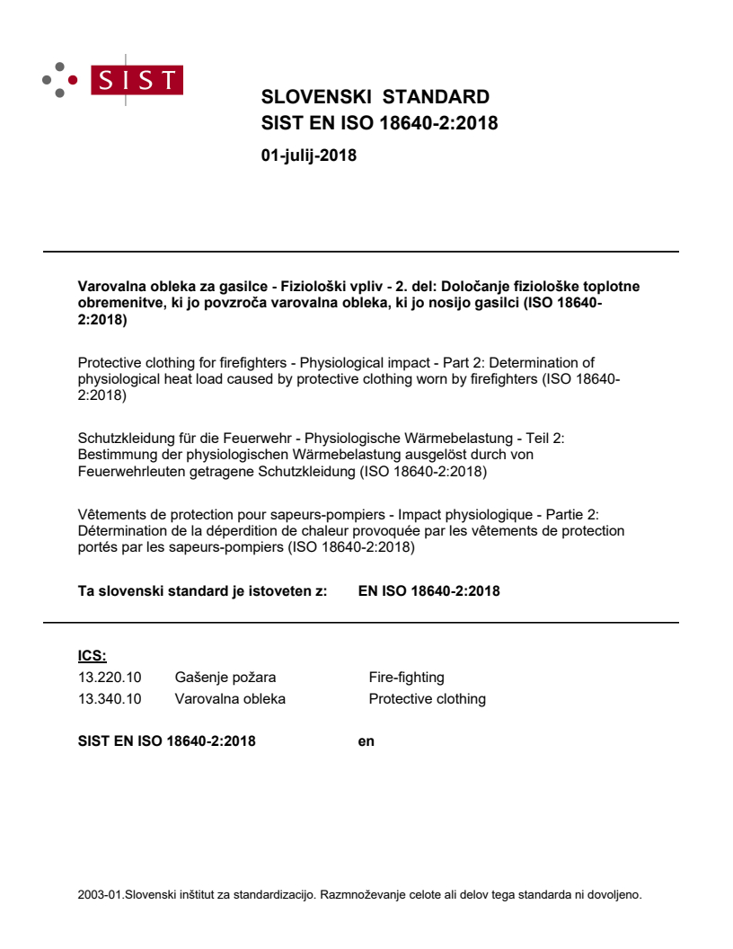 SIST EN ISO 18640-2:2018 SIST EN ISO 18640-2:2018 - BARVE - Page 1 preview