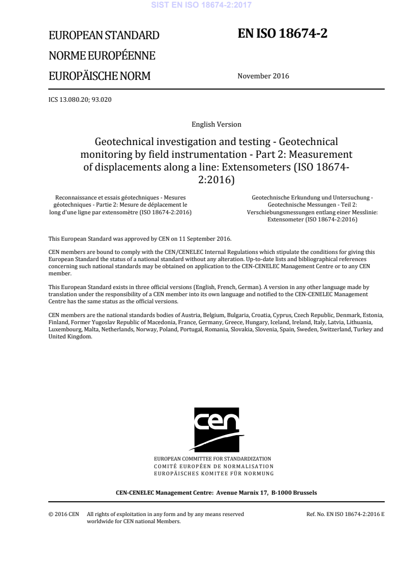EN ISO 18674-2:2016 EN ISO 18674-2:2017 - BARVE - Page 3 preview