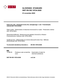 EN ISO 18724:2025 - Page 1 preview