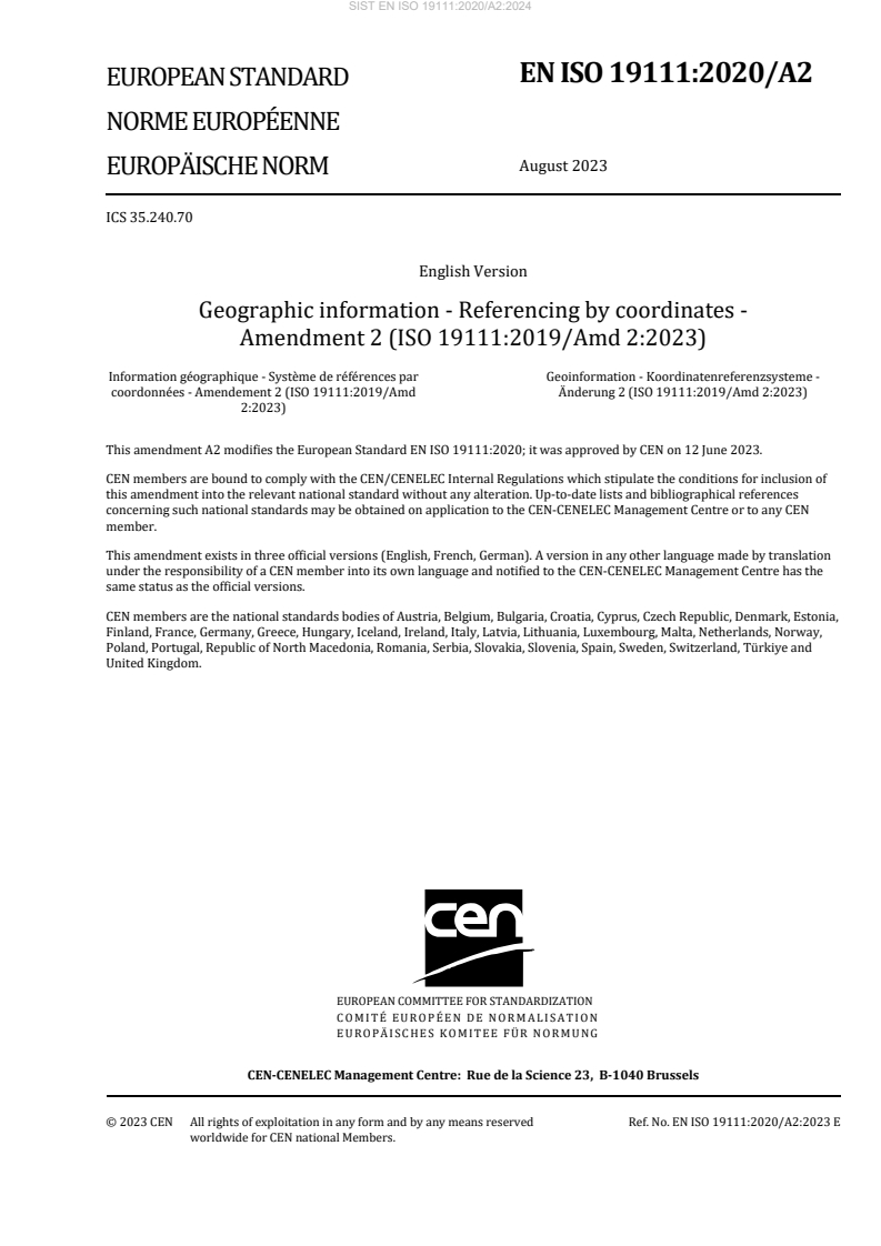 EN ISO 19111:2020/A2:2023 EN ISO 19111:2020/A2:2024 - Page 3 preview