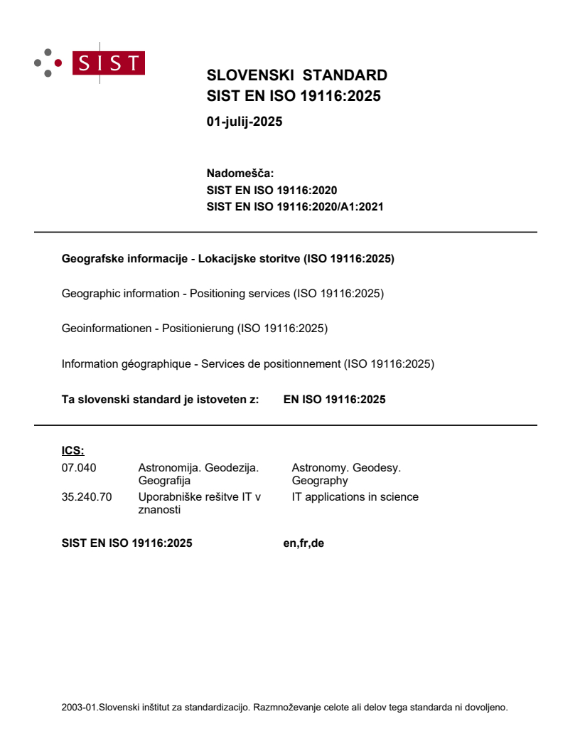 EN ISO 19116:2025