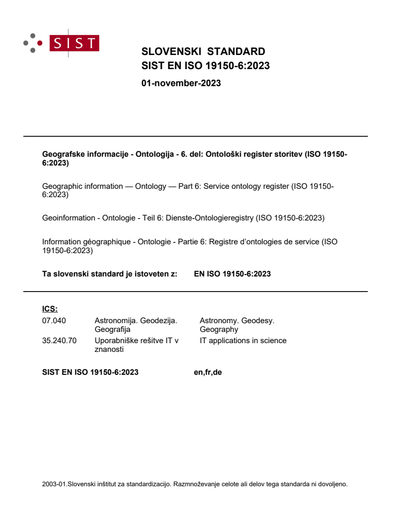 EN ISO 19150-6:2023 EN ISO 19150-6:2023 - Page 1 preview
