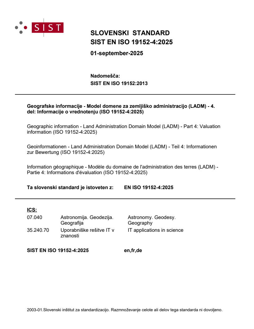 EN ISO 19152-4:2025