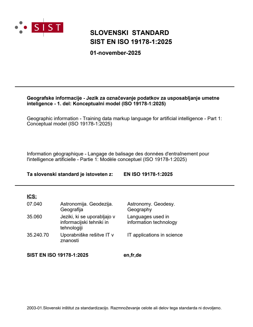 SIST EN ISO 19178-1:2025