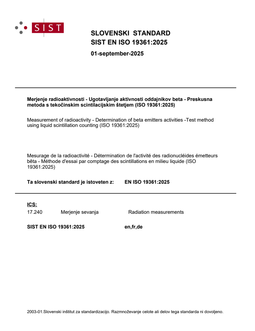 EN ISO 19361:2025