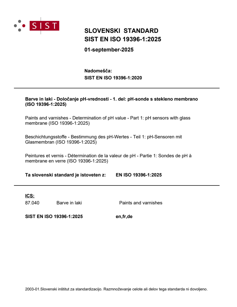 EN ISO 19396-1:2025