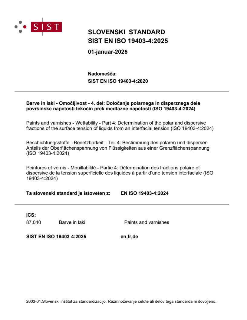 EN ISO 19403-4:2024 EN ISO 19403-4:2025 - Page 1 preview