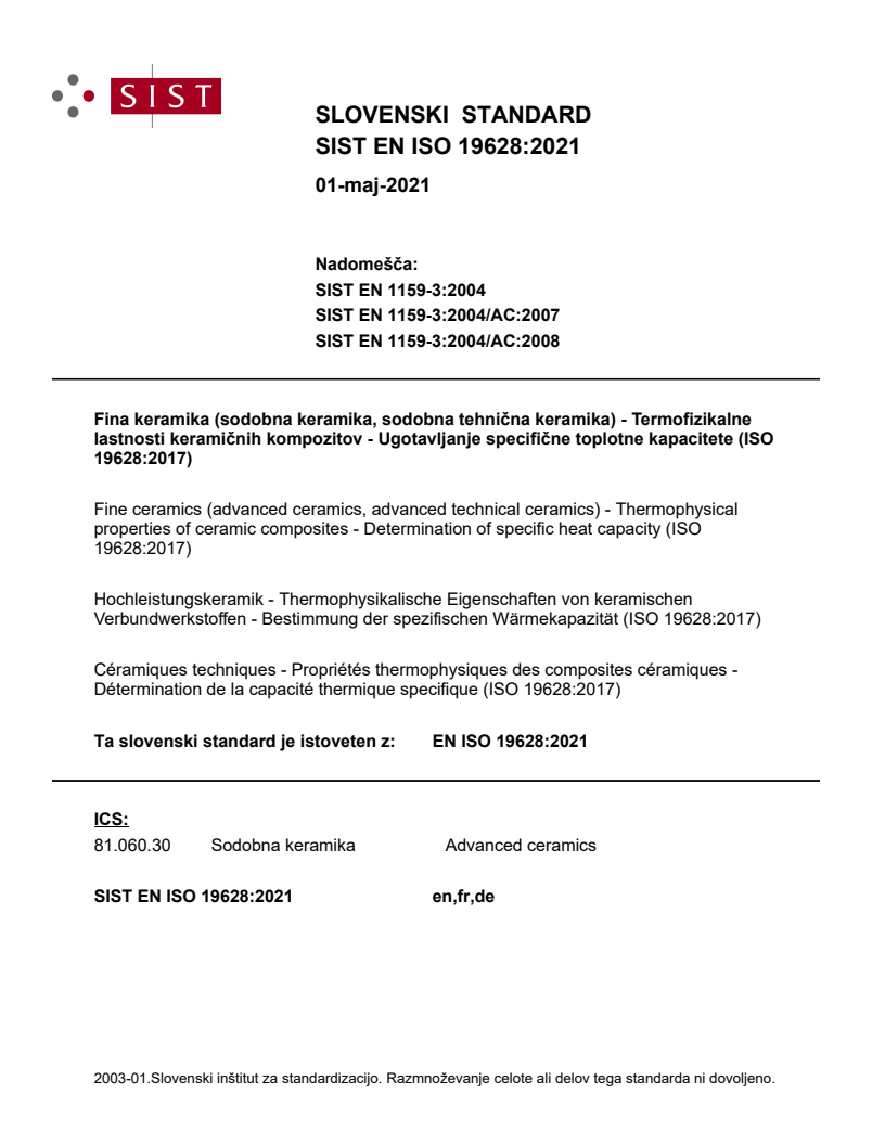 EN ISO 19628:2021 EN ISO 19628:2021 - Page 1 preview