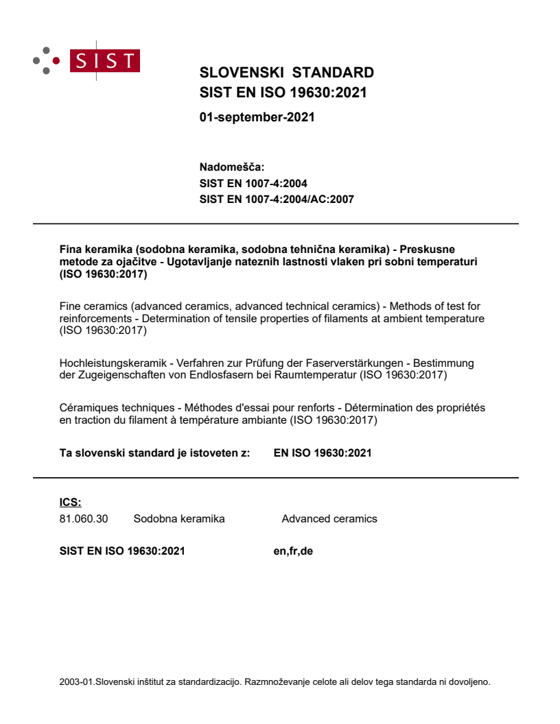 EN ISO 19630:2021 EN ISO 19630:2021 - Page 1 preview