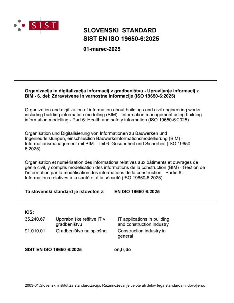 EN ISO 19650-6:2025 EN ISO 19650-6:2025 - Page 1 preview