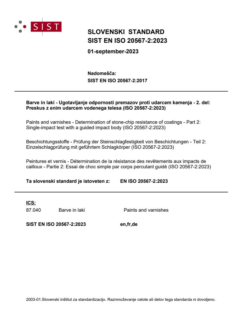EN ISO 20567-2:2023 EN ISO 20567-2:2023 - Page 1 preview