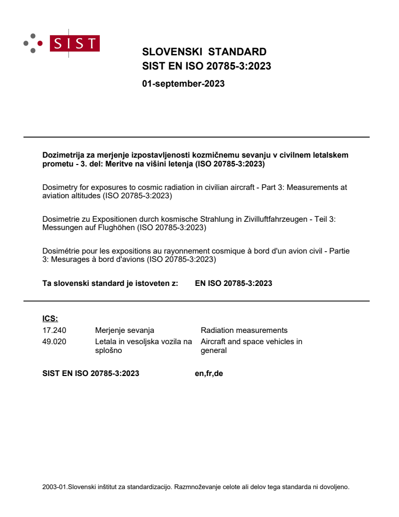EN ISO 20785-3:2023 EN ISO 20785-3:2023 - Page 1 preview