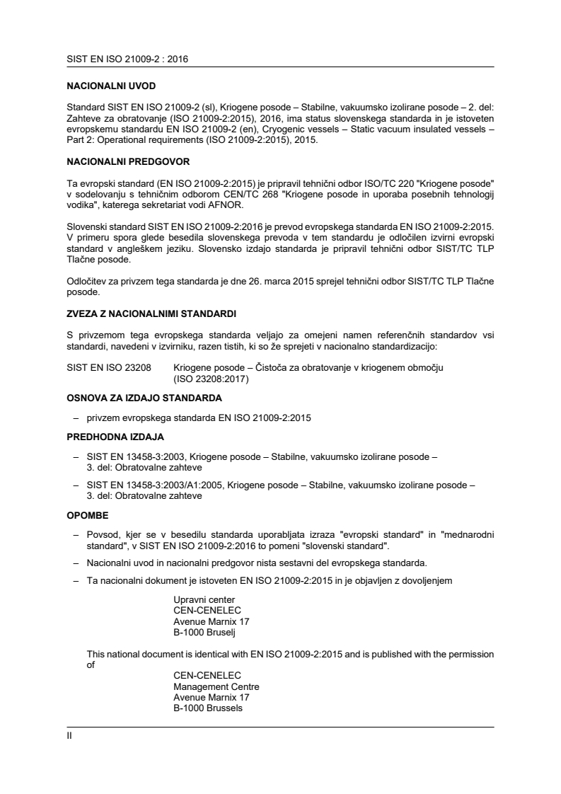 EN ISO 21009-2:2015 EN ISO 21009-2:2016 - Page 2 preview