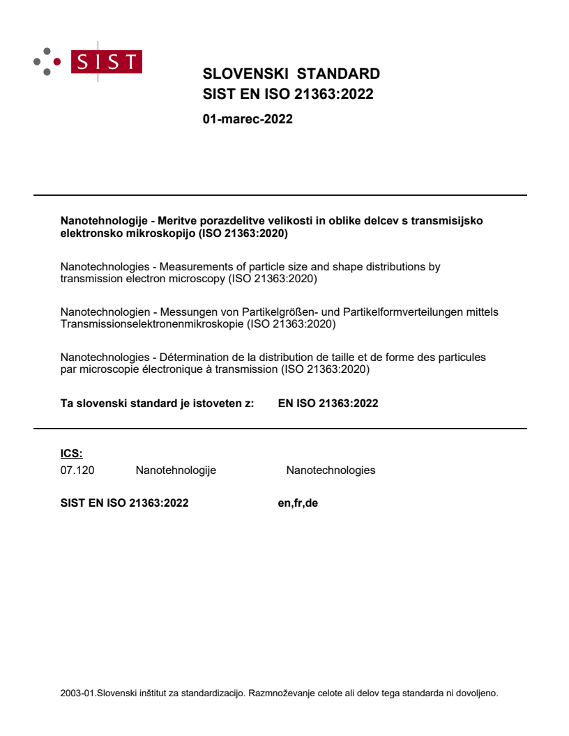 EN ISO 21363:2022 EN ISO 21363:2022 - BARVE - Page 1 preview