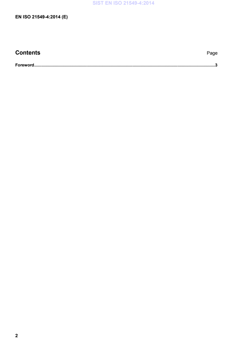 EN ISO 21549-4:2014 EN ISO 21549-4:2014 - Page 4 preview