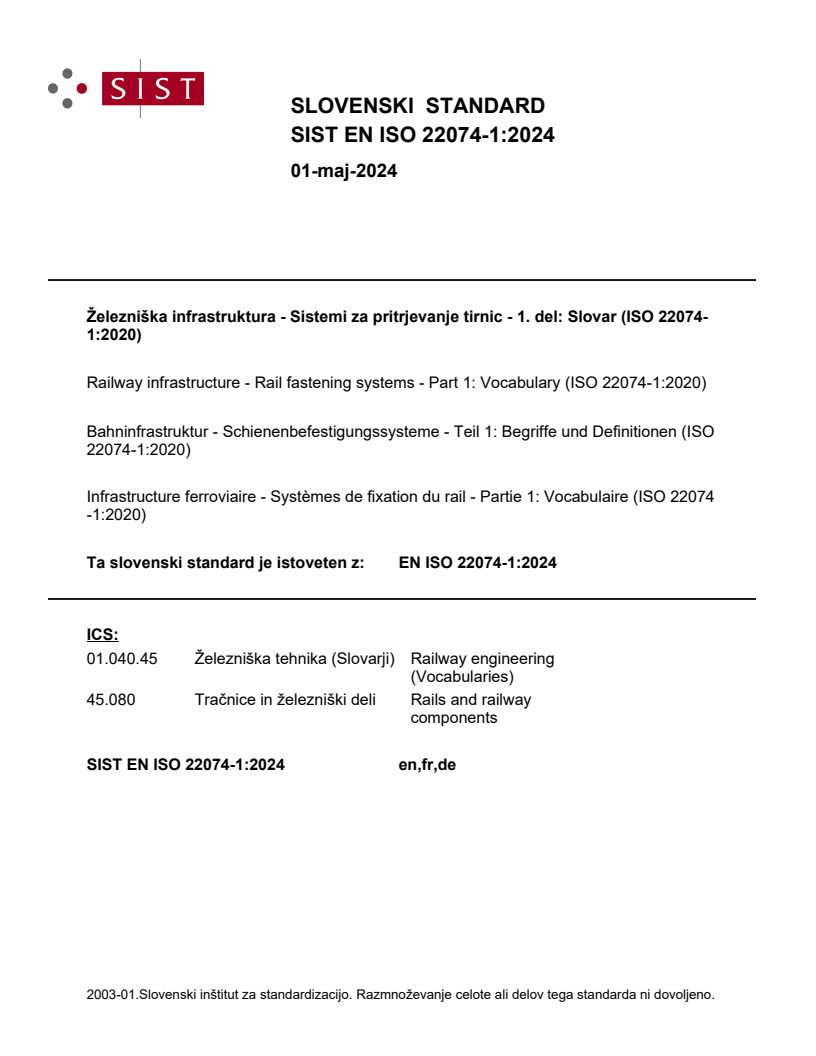 EN ISO 22074-1:2024 EN ISO 22074-1:2024 - Page 1 preview